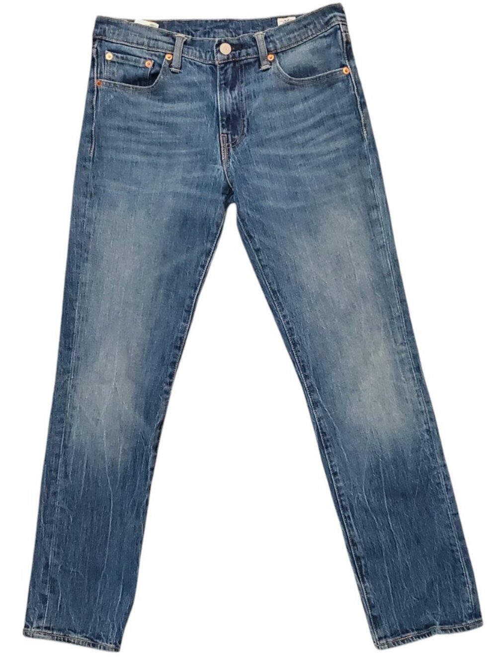 Levi's 511 30x30 (Meas 30x28.5 9.5 Low Rise) Slim White Oak Cone Denim Jeans A15